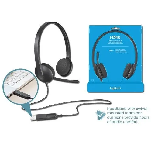 Logitech H340