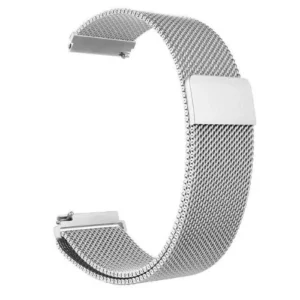 Samsung Galaxy Watch Strap – Silver (Stainless Steel Mesh)
