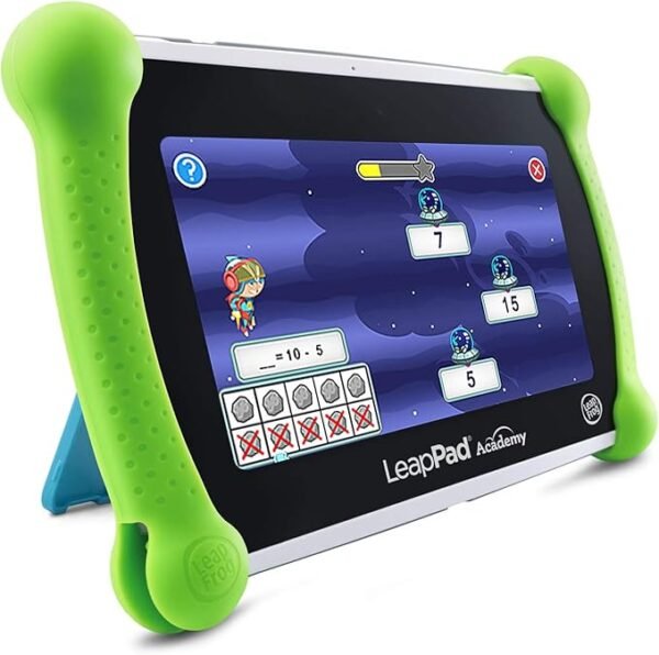 LeapFrog LeapPad Academy Kids’ Learning Tablet, Pink, Green - Image 2