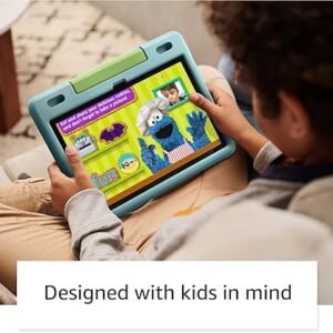 Amazon Fire HD 10 Kids tablet, 10.1", 1080p Full HD, ages 3–7, 32 GB, Sky Blue - Image 2