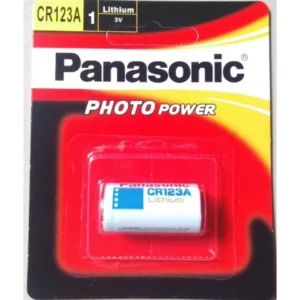 Panasonic CR123A 3V Lithium Photo Battery (5-Pack)