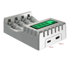 Four-Slot AA/AAA Ni - Cd Battery LCD Display Smart Fast Charger