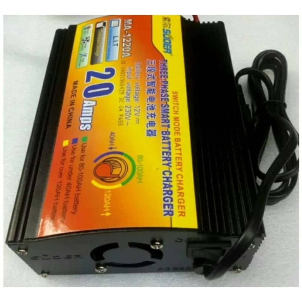 Suoer 20A 12V Inverter Battery Charger