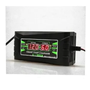 12V 10A Portable Car Battery Charger with Digital Display