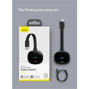 Baseus Meteorite Shimmer – Wireless Display Adapter (Black)