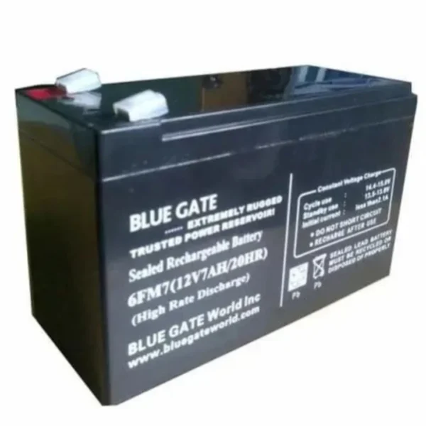 BLUE GATE 7Ah 12V Replacement Battery for UPS