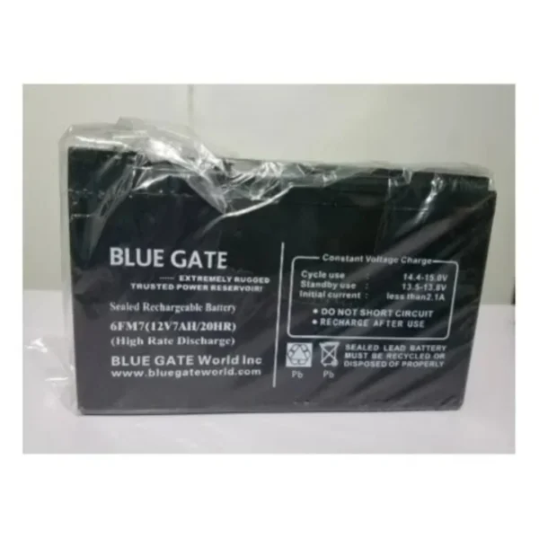 BLUE GATE 7Ah 12V Replacement Battery for UPS - Image 2