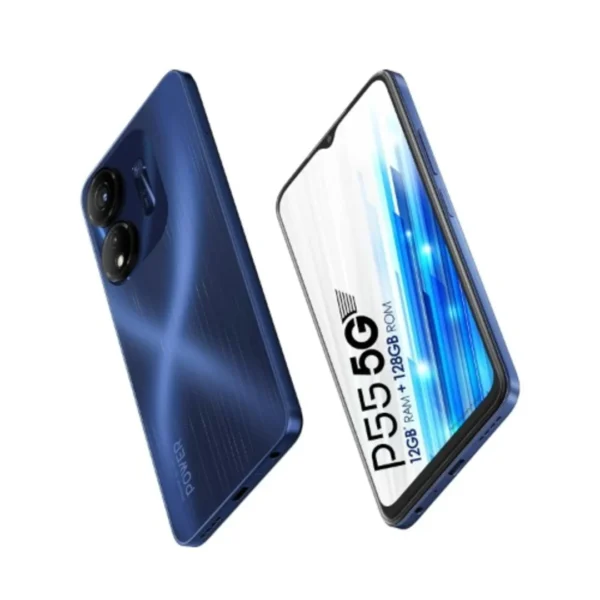 Itel P55 5G - 6.6" - 128GB ROM - 6+6GB RAM - Dual SIM - 50MP - Fingerprint - 5000mAh - Blue - Image 3