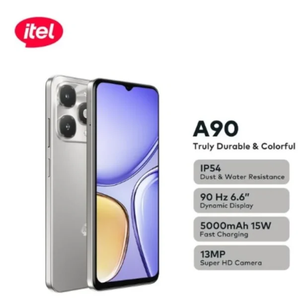 Itel A90 - 6.6" - 128GB ROM - 4+8GB RAM - 4G LTE - Dual SIM - 5000mAh - Image 2