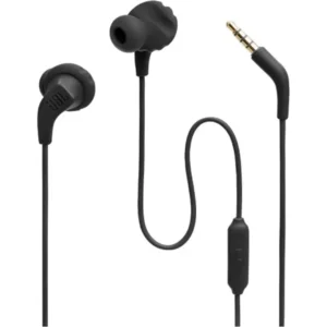 JBL Endurance Run 2 Wired – Waterproof Sports In-Ear Headphones (Black)