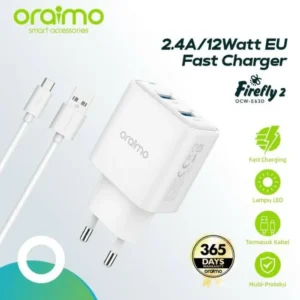 Oraimo OCW-E63D Firefly 2 Dual USB Wall Charger