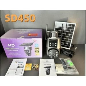Sky Vision Dual-Lens Solar Powered PTZ UBox 5MP Camera