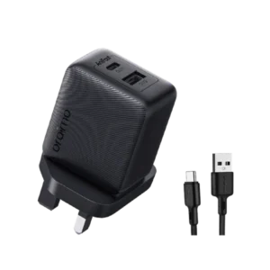 Oraimo OCW-5183U + C53 Cannon18D Charger – Fast USB Wall Charger with Cable