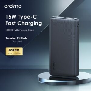 Traveler 15 Flash OPB‑1200 Powerbank – Portable 15,000 mAh Battery Pack