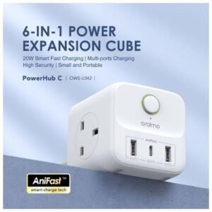 PowerHub C OWS-U342: The 6-in-1 Smart Fast Charging Cube