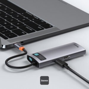 Baseus Metal Gleam Series 6-in-1 USB-C Hub - Image 3