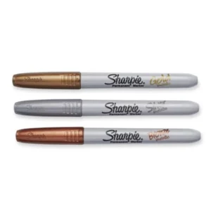 Anker Metallic Markers – Set of 3 (Gold, Silver, Bronze) Permanent Ink Pens