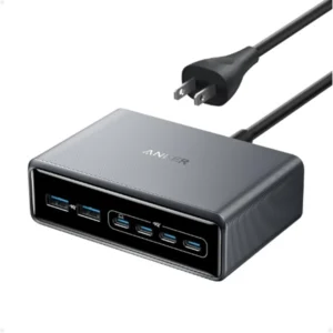 Anker Prime Charging Station 200W 6-Port GaN Desktop Charger – Ultra-Fast Multi-Device Power Hub