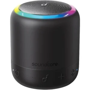 Anker Soundcore Mini 3 Pro – Compact 360° Sound with BassUp & Party Lights