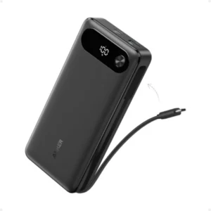 Anker PowerCore 87W Power Bank – 20,000mAh High-Speed Laptop Charger with Built-in USB-C Cable