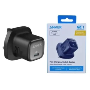 Anker Zolo PowerPort 20W USB-C Charger – Fast, Compact & Efficient Charging (UK Plug)