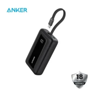 Anker Zolo 10,000mAh 30W Power Bank with Built-In USB-C Cable