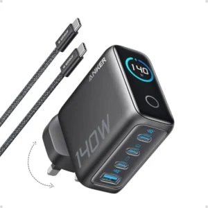 Anker 140W 4-Port USB-C Charger – Ultimate Multi-Device Fast Charging Power