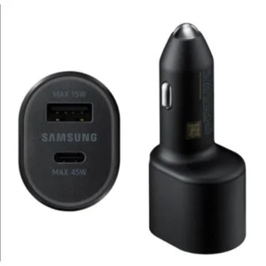 Samsung 45W Super Fast Charging Dual Car Charger With Cable
