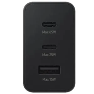 Samsung PD Trio Power Adapter With USB Type-C ×2 & USB-A Port – 65W