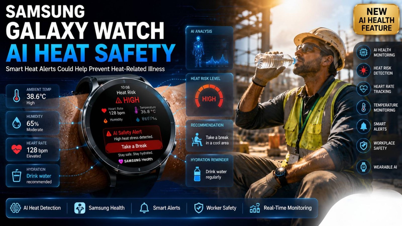 Galaxy Watch heat safety feature