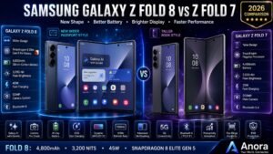 Samsung Galaxy Z Fold 8 vs Galaxy Z Fold 7